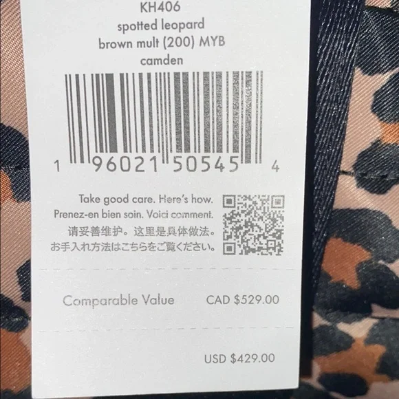 Kate Spade Brown and Black Leopard Print Tote - Picture 7 of 11